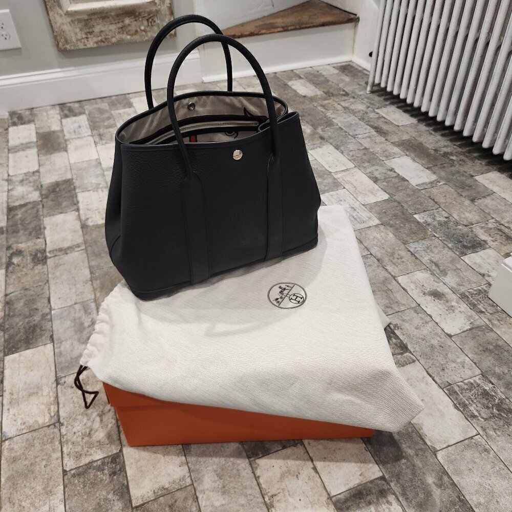 Hermes Garden Party Leather Tote